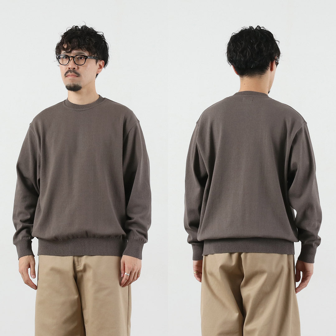 yonetomi新基本 /波棉针织套头衫