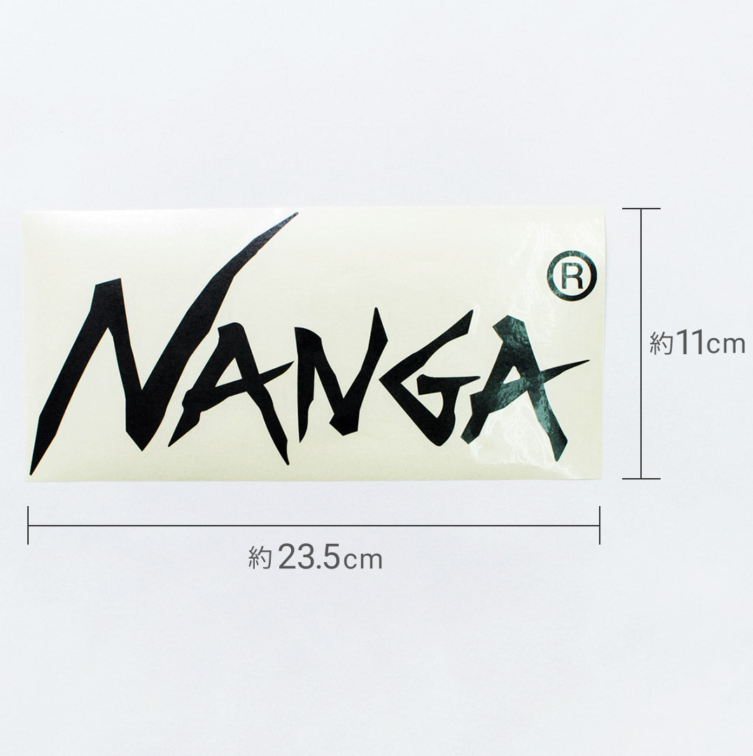 Nanga / autocollant de coupe du logo (L)