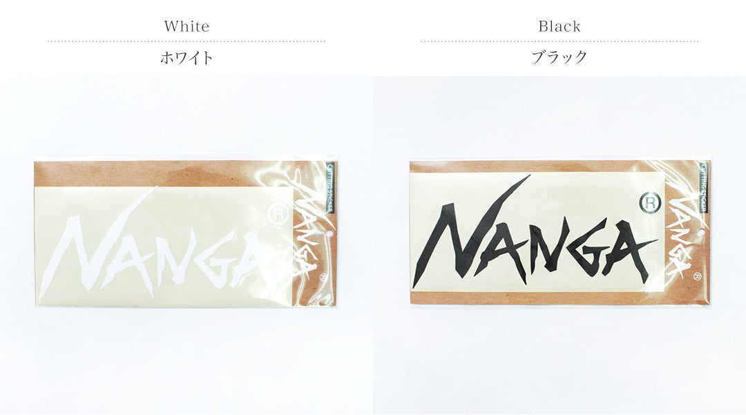 Nanga / autocollant de coupe du logo (L)