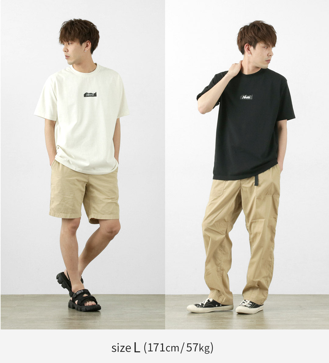 NANGA / Eco Hybrid MT Logo T-shirt