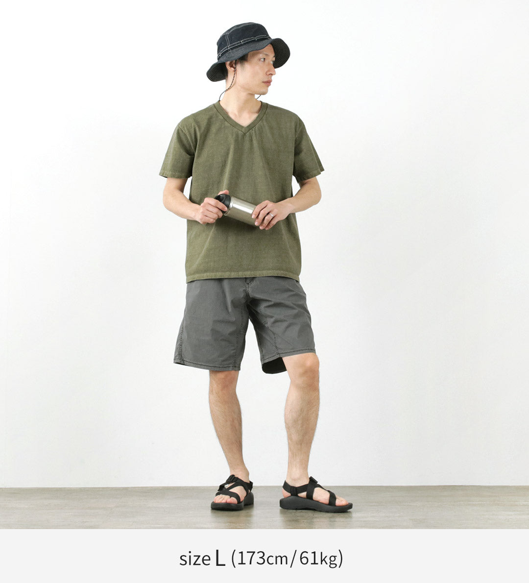 GOOD ON / Short Sleeve V-neck T-shirt