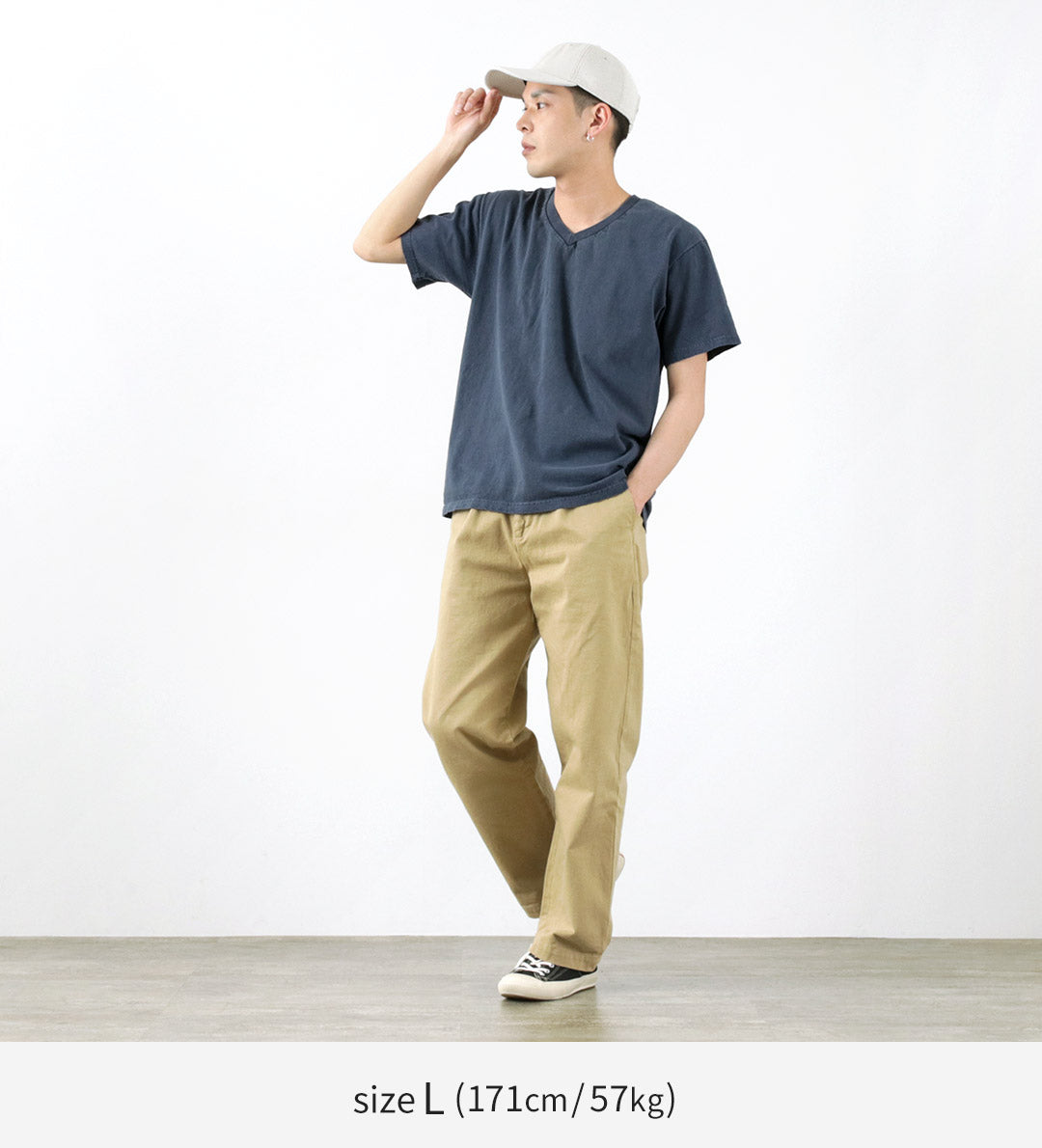GOOD ON / Short Sleeve V-neck T-shirt