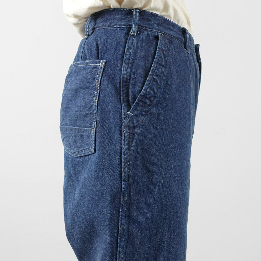 FOB Factory / F0511 WW2 Denim Deck pantalons utilisés finis