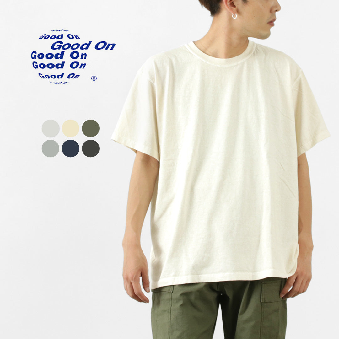 GOOD ON / Colour XXL Short Sleeve Crew Neck T-Shirt
