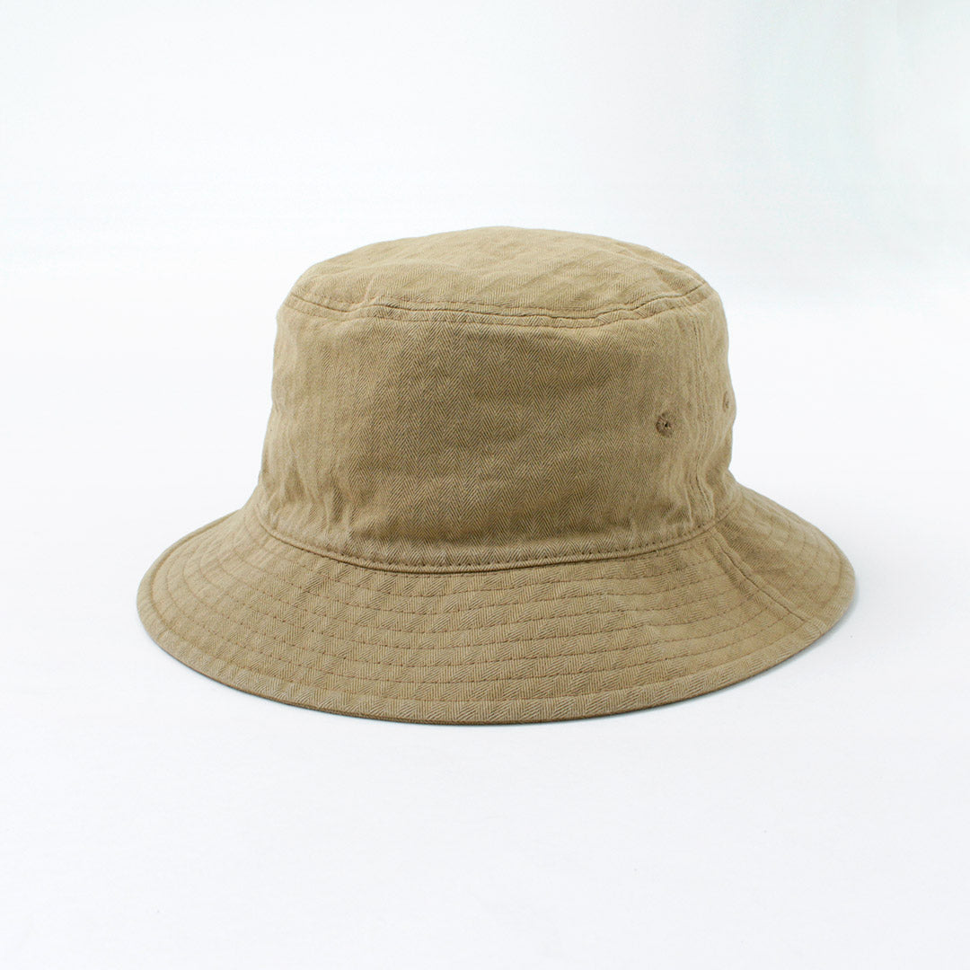 HIGHER / Vintage Herringbone Bucket Hat