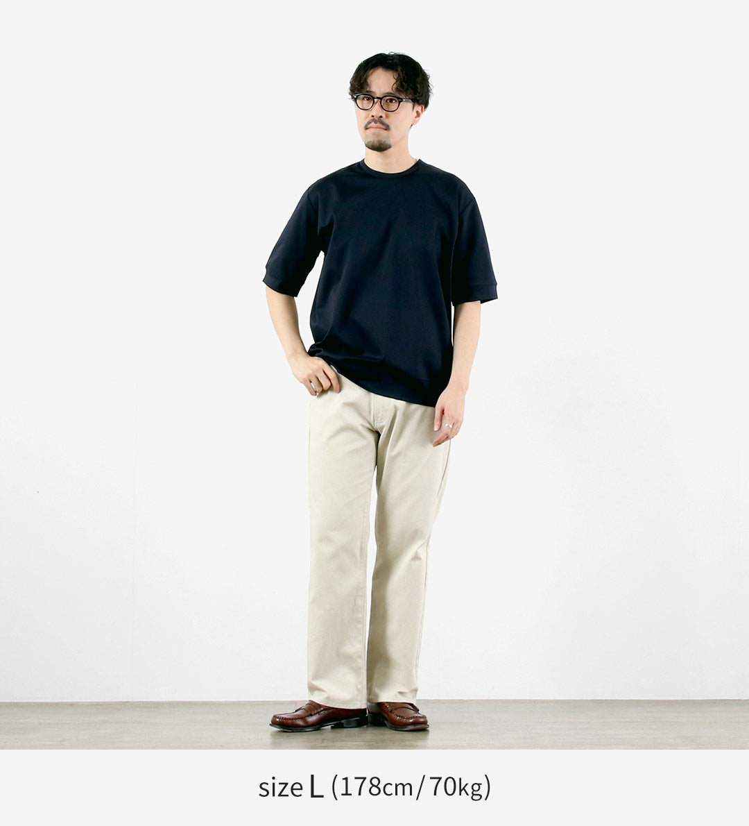 RE MADE IN TOKYO JAPAN / 半袖寬正裝 T 卹