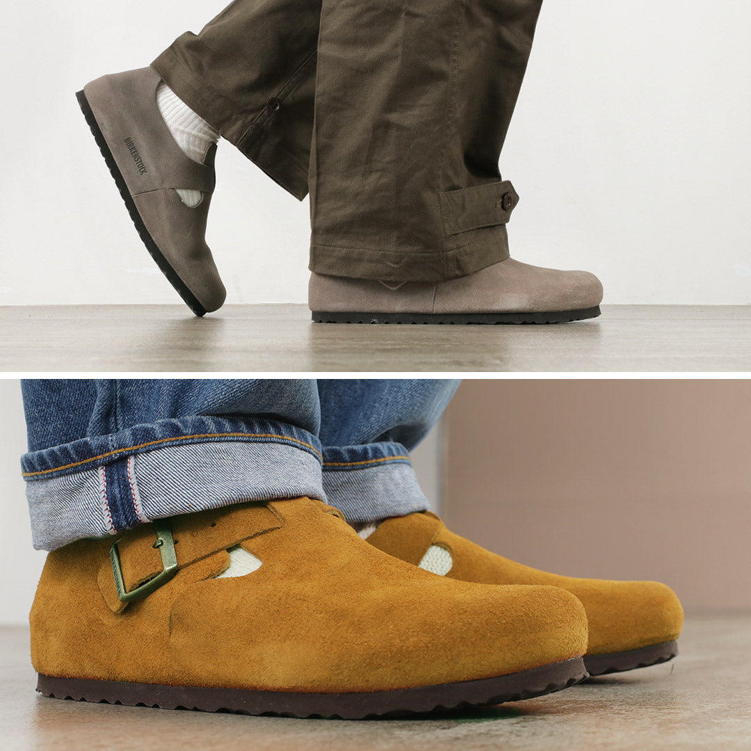 BIRKENSTOCK / LONDON / SUEDE LEATHER VELOUR LEATHER SHOES
