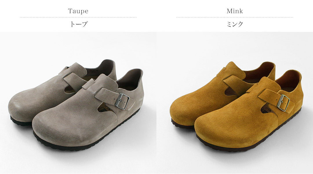BIRKENSTOCK / LONDON / SUEDE LEATHER VELOUR LEATHER SHOES
