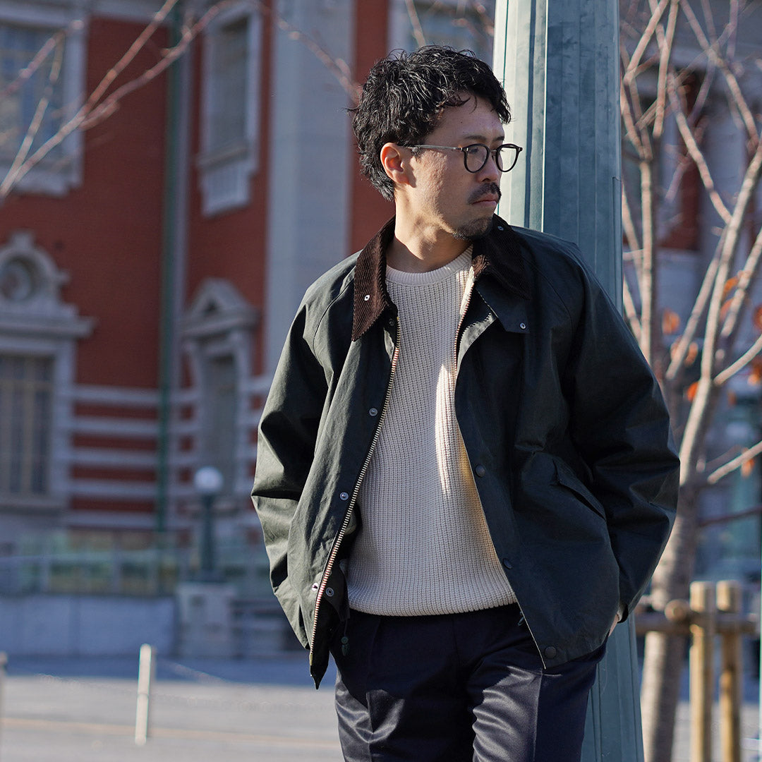 BARBOUR / Oversized Transport Wax Jacket