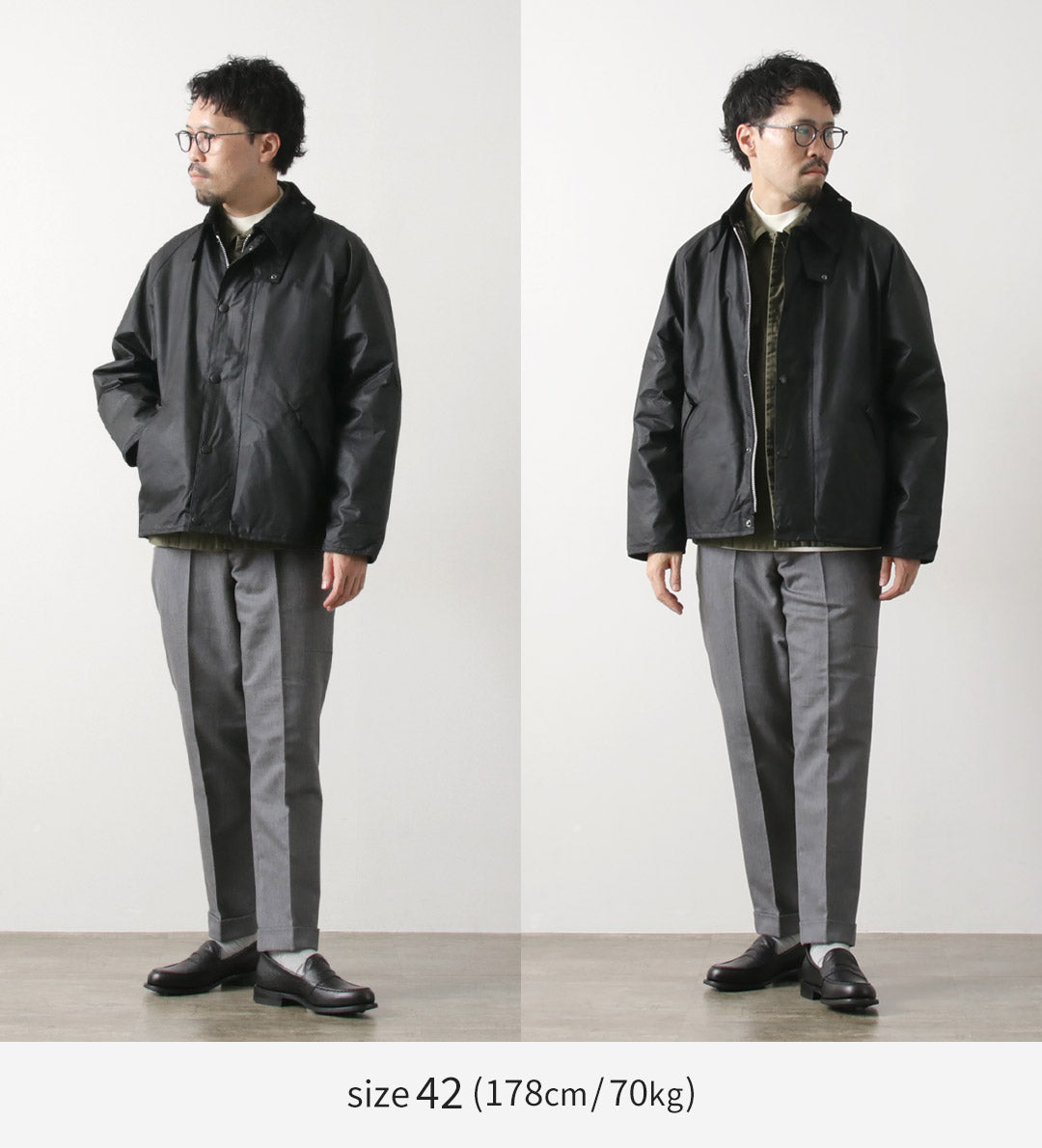 BARBOUR / Oversized Transport Wax Jacket