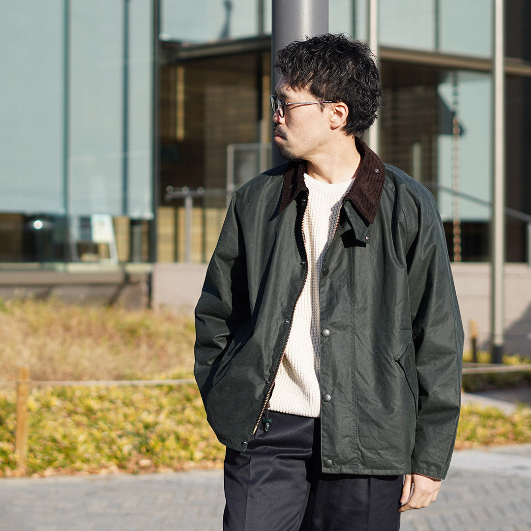BARBOUR / Oversized Transport Wax Jacket