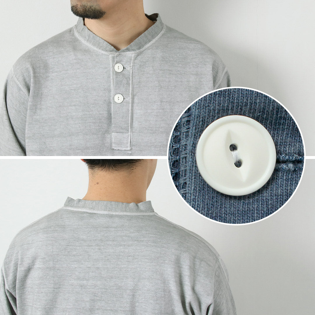 GOOD ON / T-shirt Henley lourd à manches longues