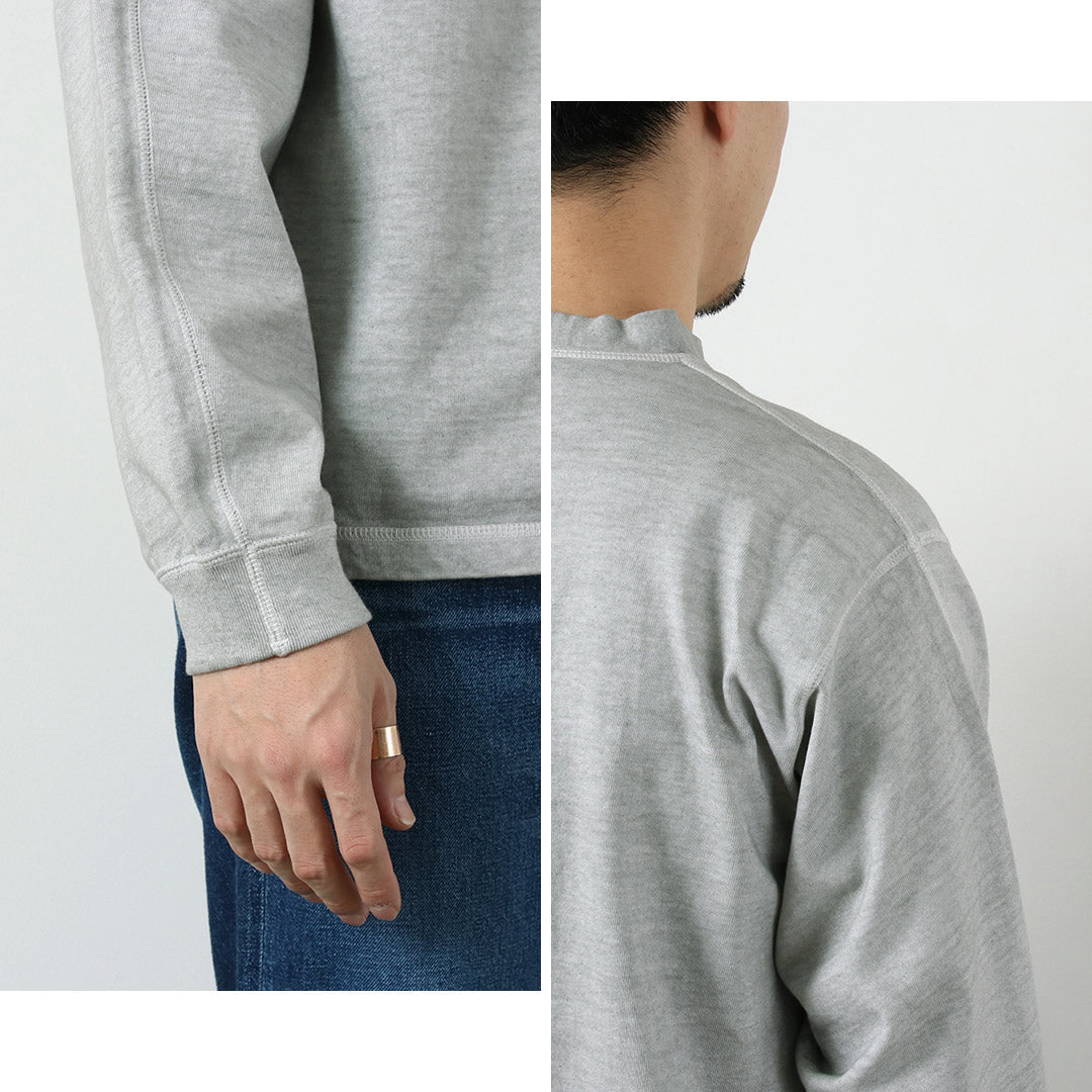 GOOD ON / T-shirt Henley lourd à manches longues