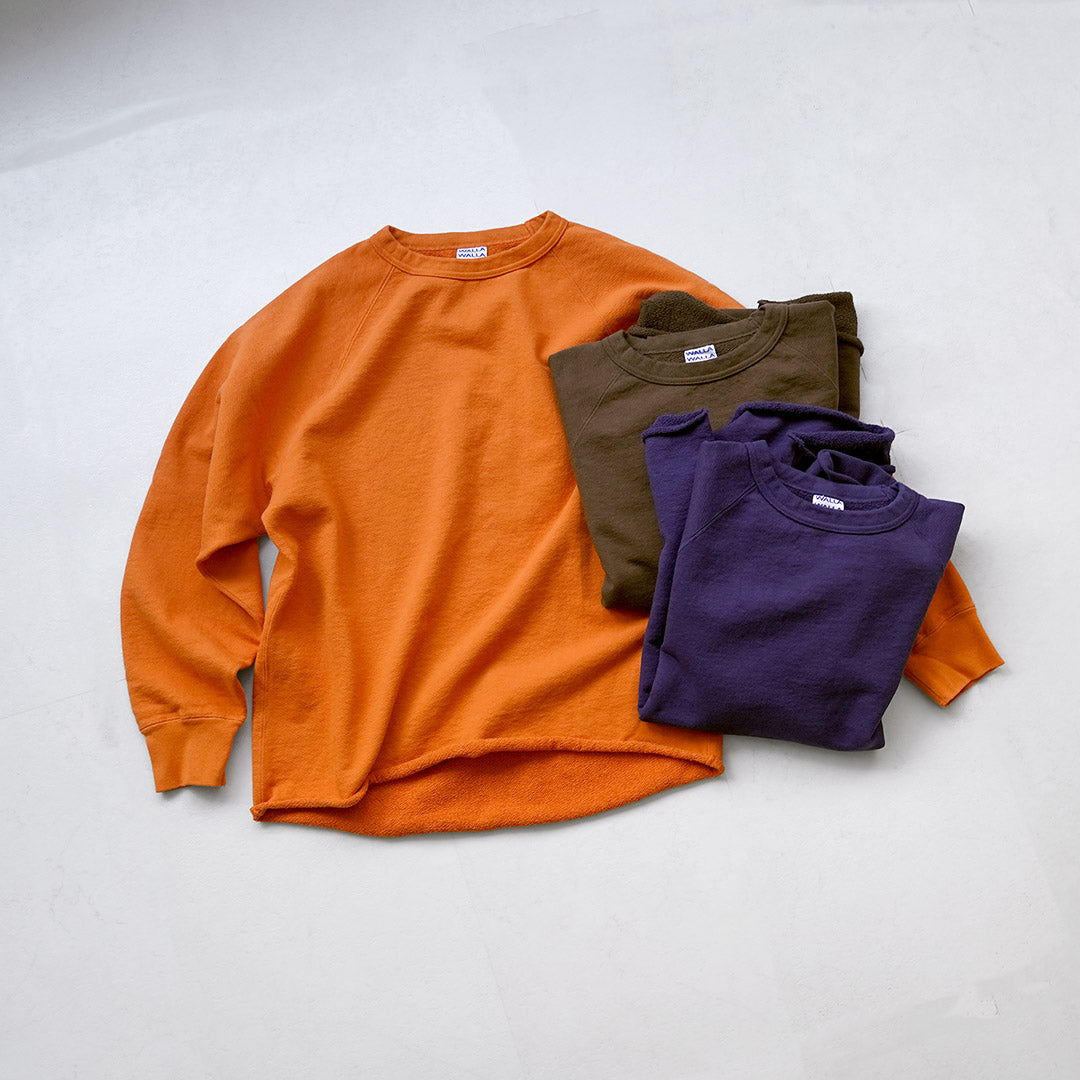 WALLA WALLA SPORT / 13oz 크루넥 스웨트셔츠