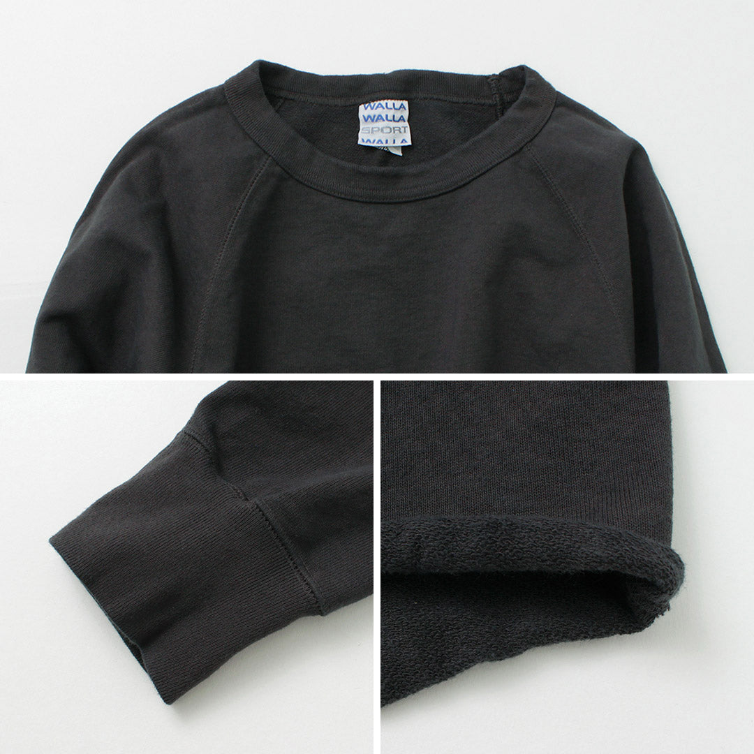 WALLA WALLA SPORT / 13oz 크루넥 스웨트셔츠