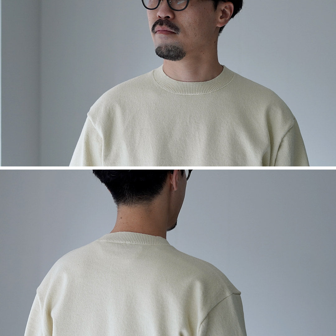 YONETOMI NEW BASIC / Rigid Cashmere Knit Pullover