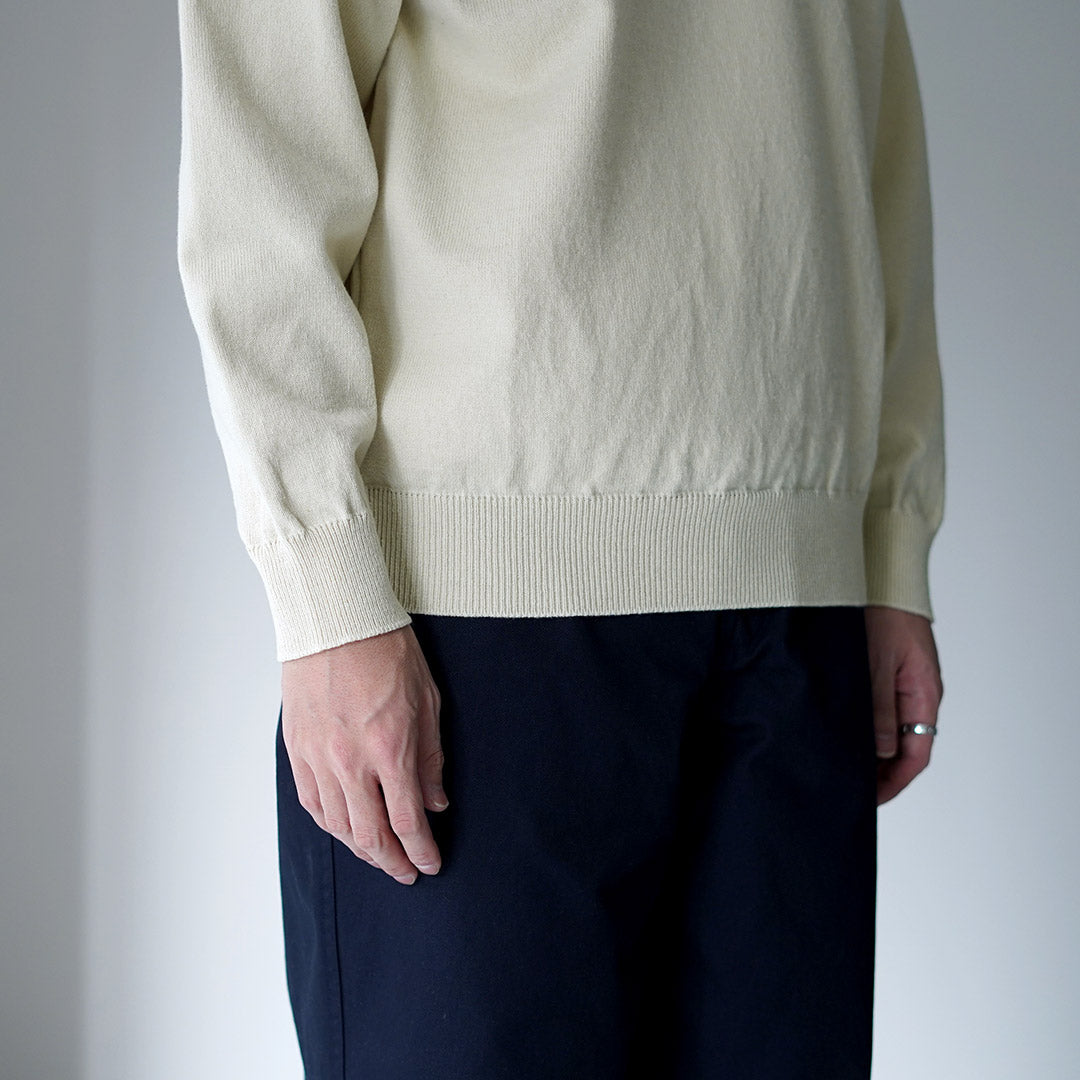 YONETOMI NEW BASIC / Rigid Cashmere Knit Pullover