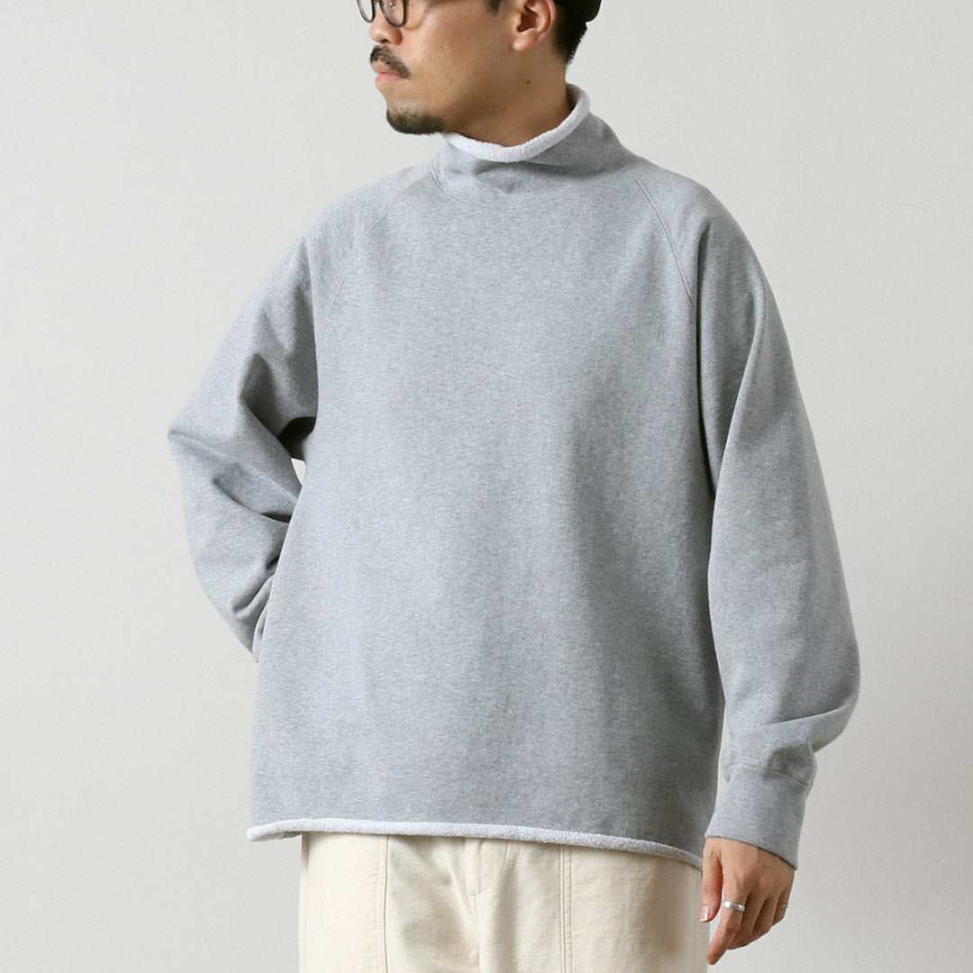 WALLA WALLA SPORT / 13oz Roll Neck Turtleneck Sweatshirt