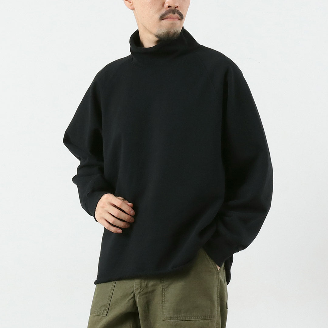 WALLA WALLA SPORT / 13oz Roll Neck Turtleneck Sweatshirt