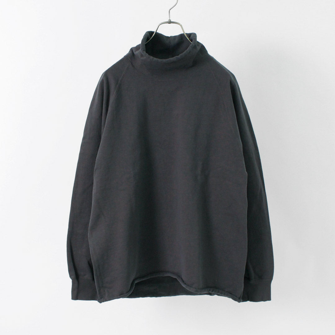 WALLA WALLA SPORT / 13oz Roll Neck Turtleneck Sweatshirt