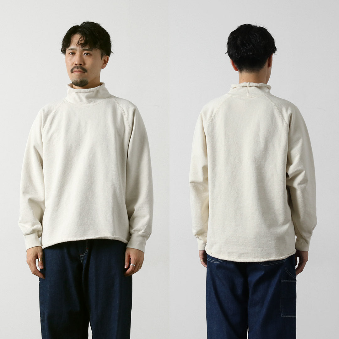 WALLA WALLA SPORT / 13oz Roll Neck Turtleneck Sweatshirt