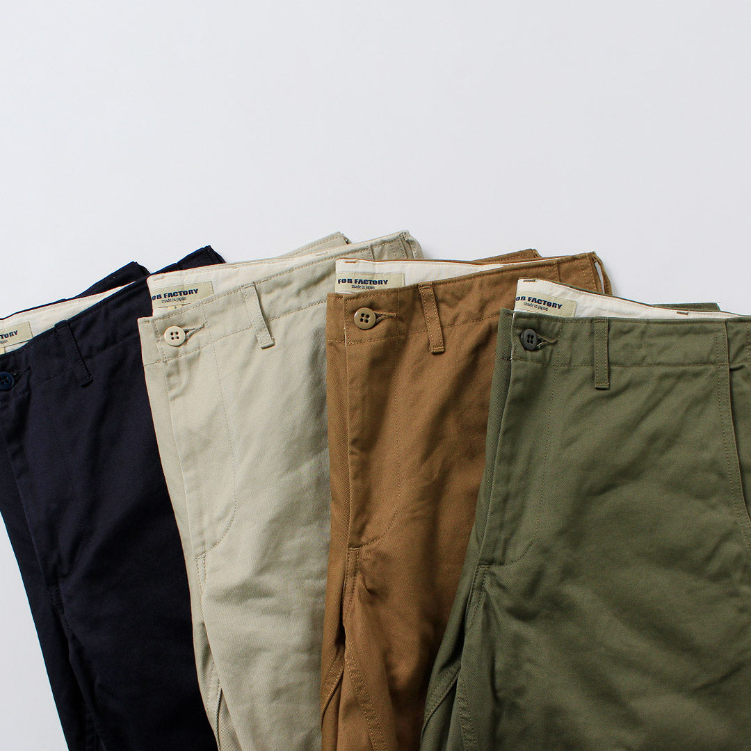 FOB FACTORY / F0514 Narrow U.S. Trousers