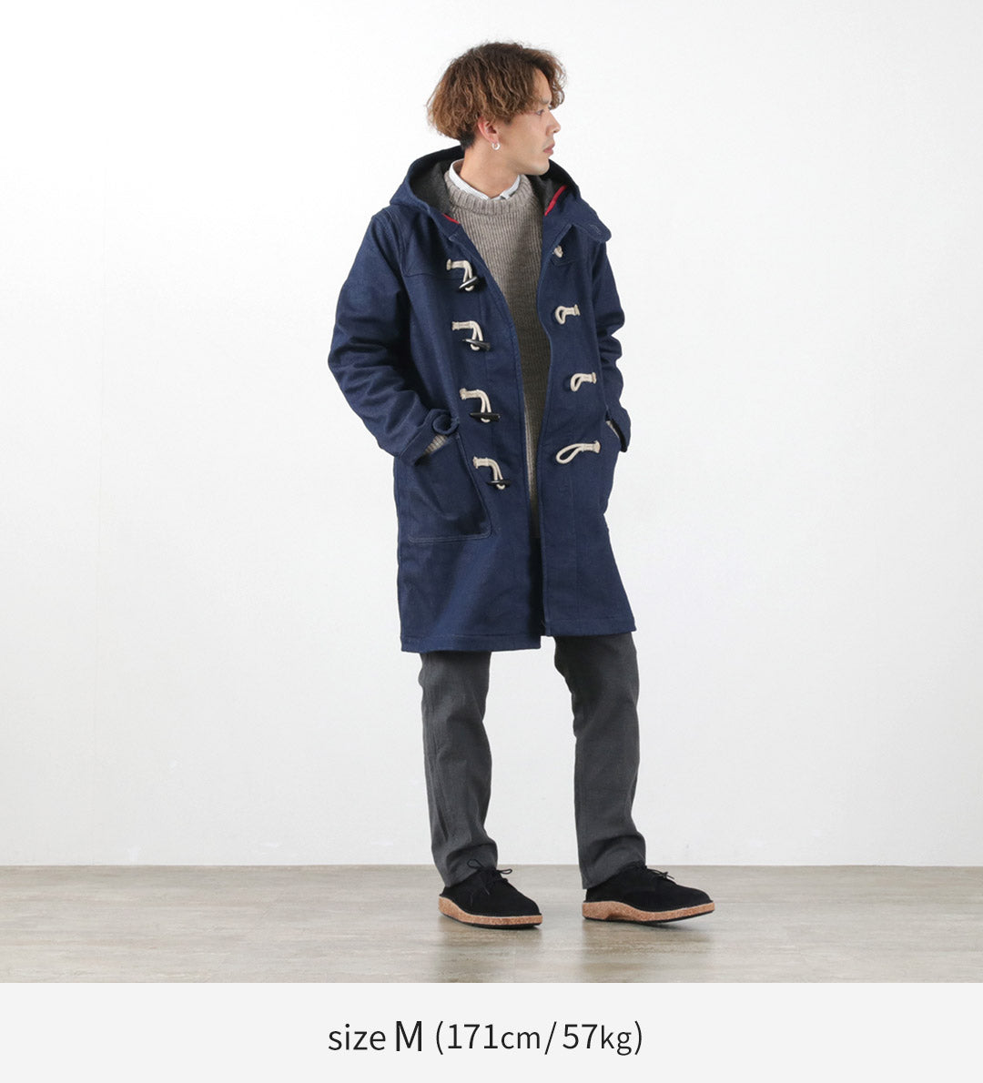 FOB工厂 / Indigo Duffle外套