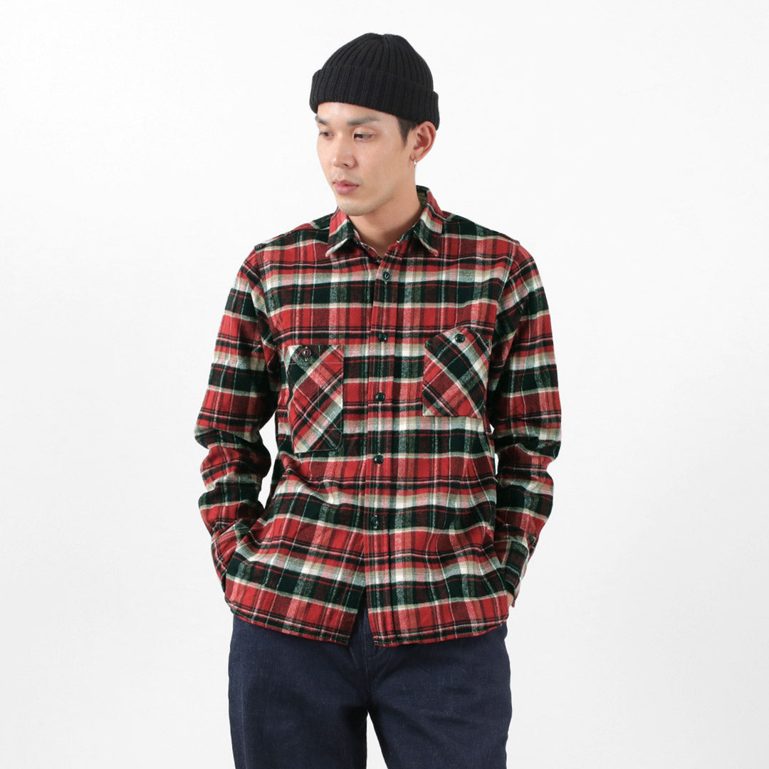 FOB Factory / F3481 Heavy Nel 작업 셔츠