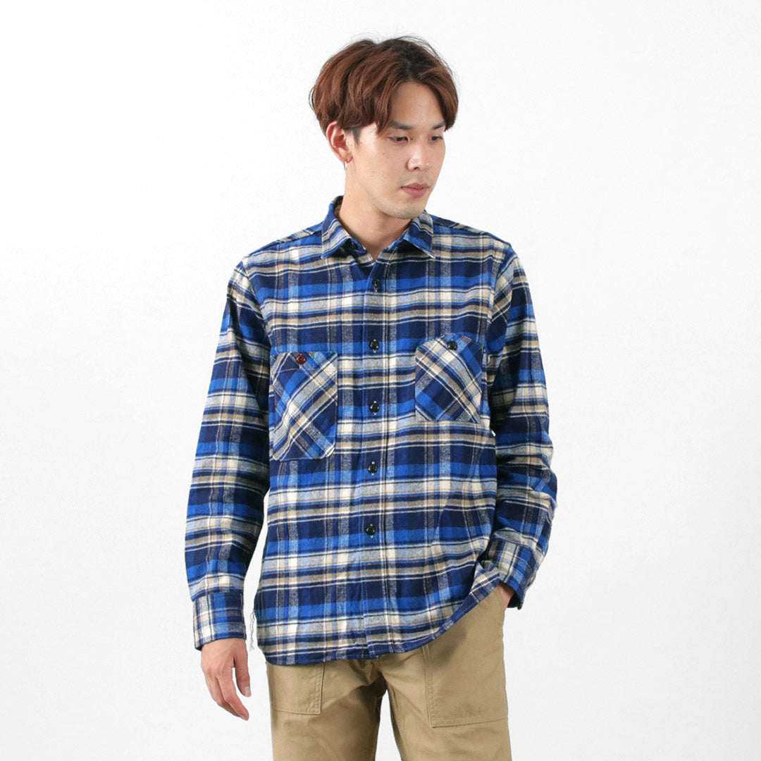 FOB Factory / F3481 Heavy Nel 작업 셔츠