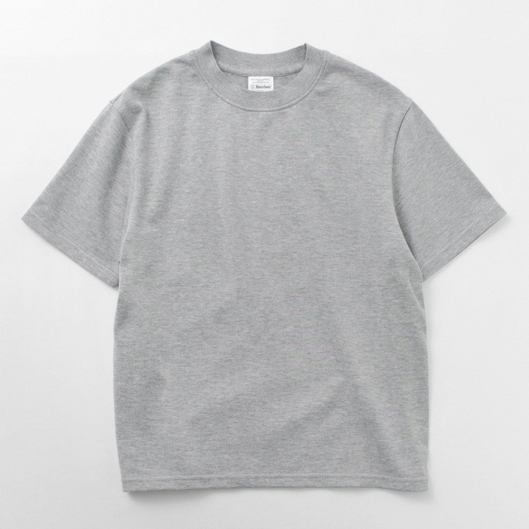 YONETOMI NEW BASIC / Side Round Body Knitted T-shirt