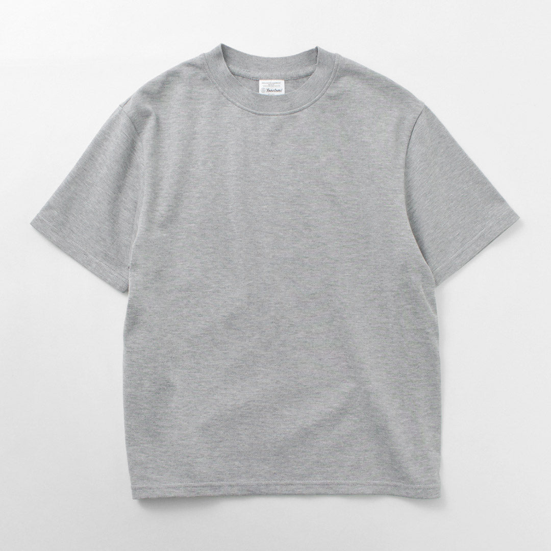 YONETOMI NEW BASIC / Side Round Body Knitted T-shirt