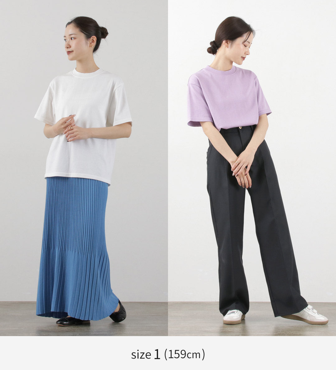 YONETOMI NEW BASIC / Side Round Body Knitted T-shirt