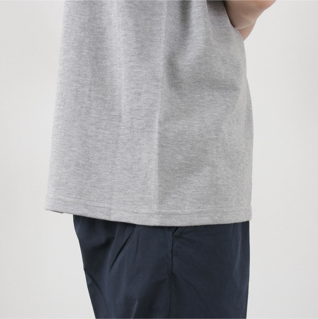 YONETOMI NEW BASIC / Side Round Body Knitted T-shirt