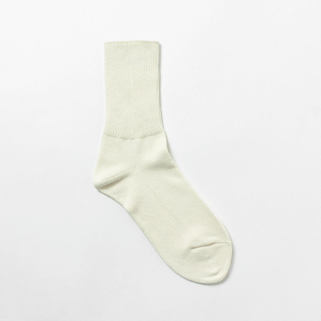 ROTOTO / Organic Daily 3 Pack Rib Crew Socks