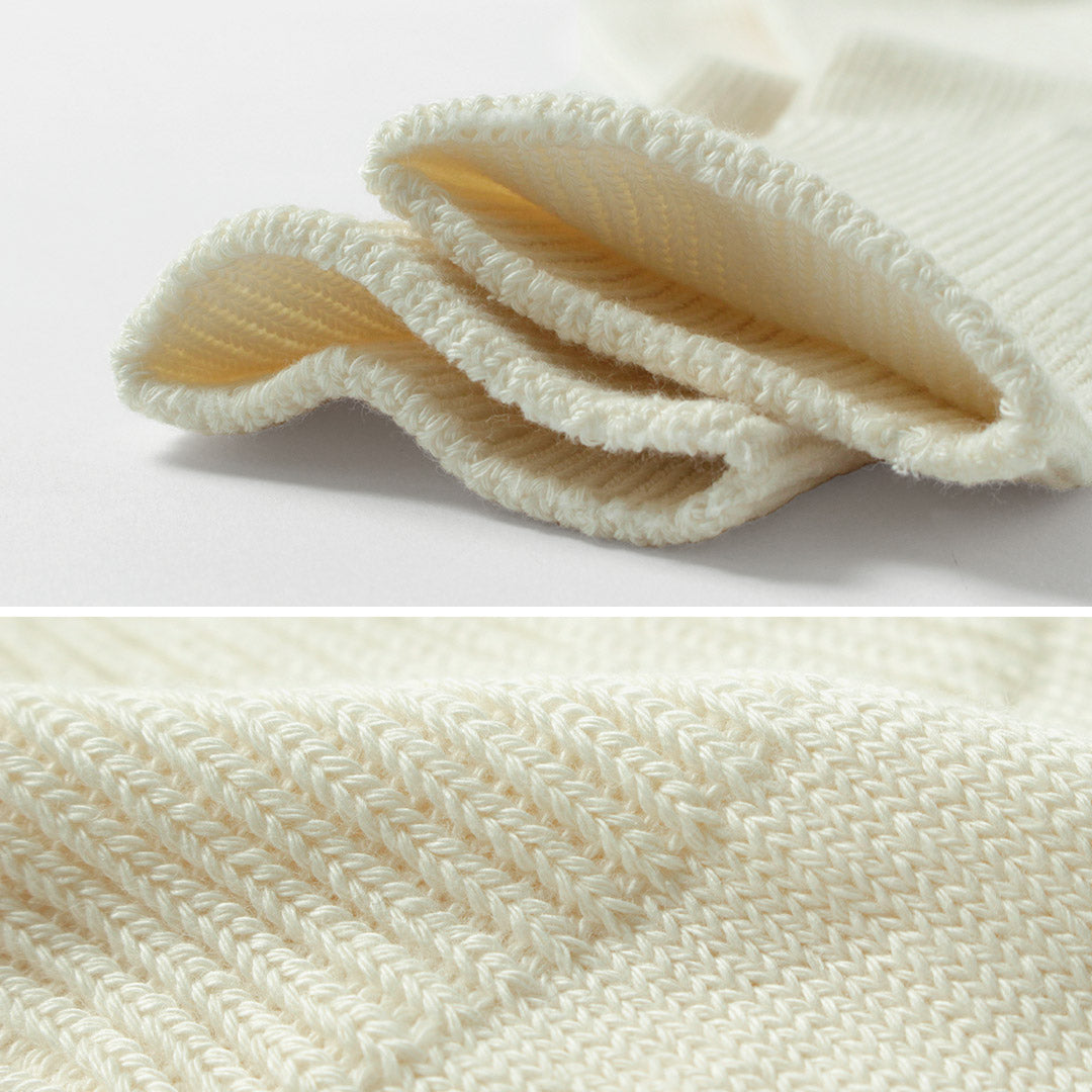 ROTOTO / Organic Daily 3 Pack Rib Crew Socks