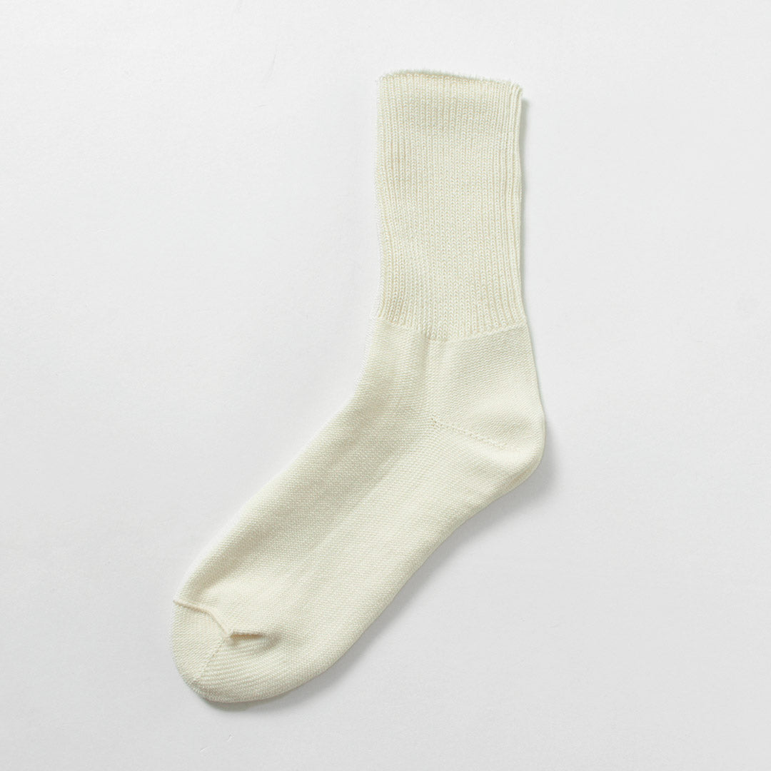 ROTOTO / Organic Daily 3 Pack Rib Crew Socks