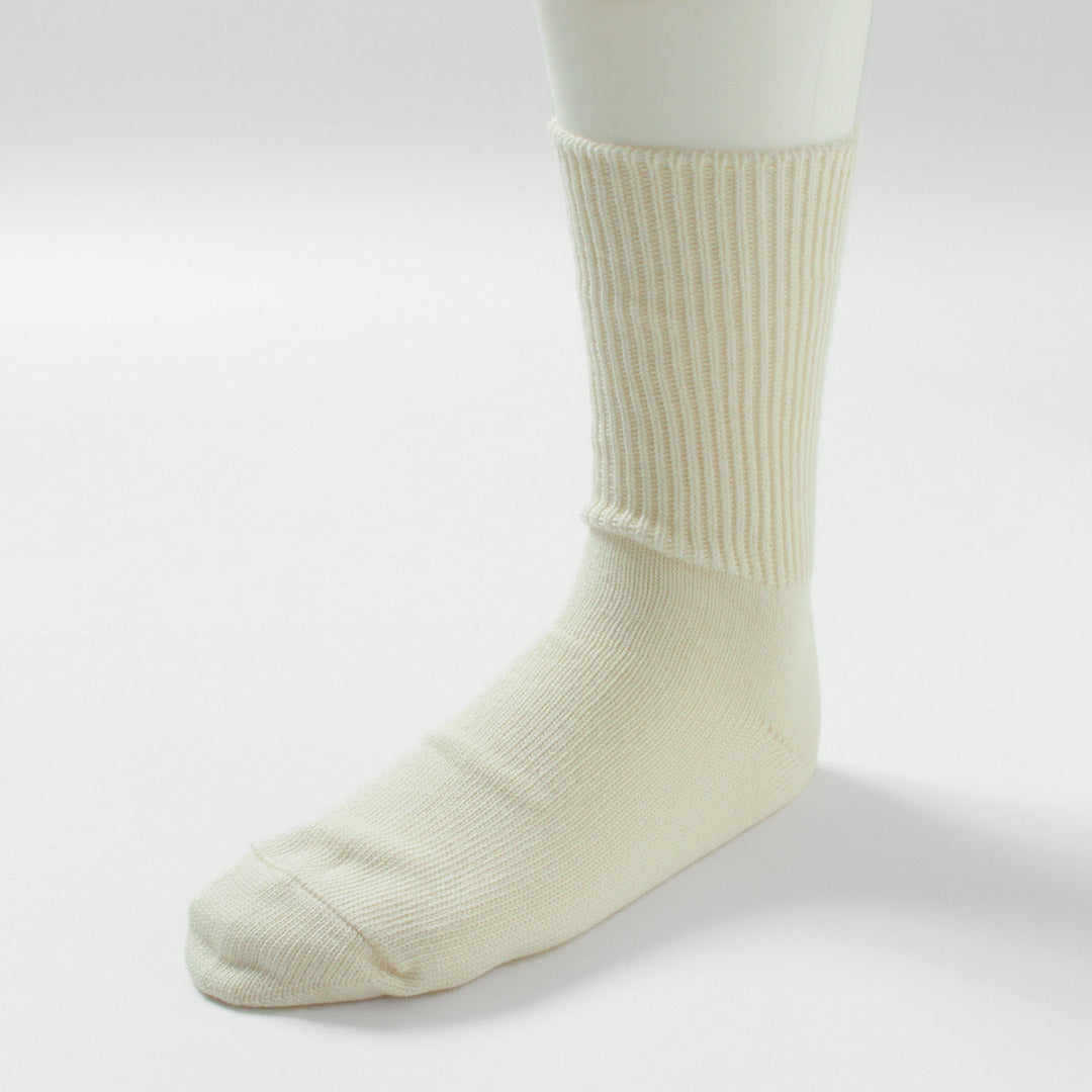 ROTOTO / Organic Daily 3 Pack Rib Crew Socks