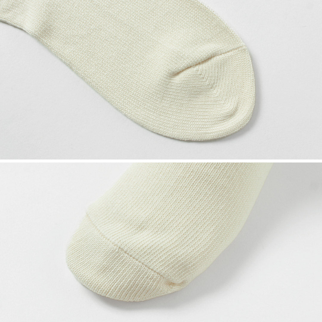 ROTOTO / Organic Daily 3 Pack Rib Crew Socks