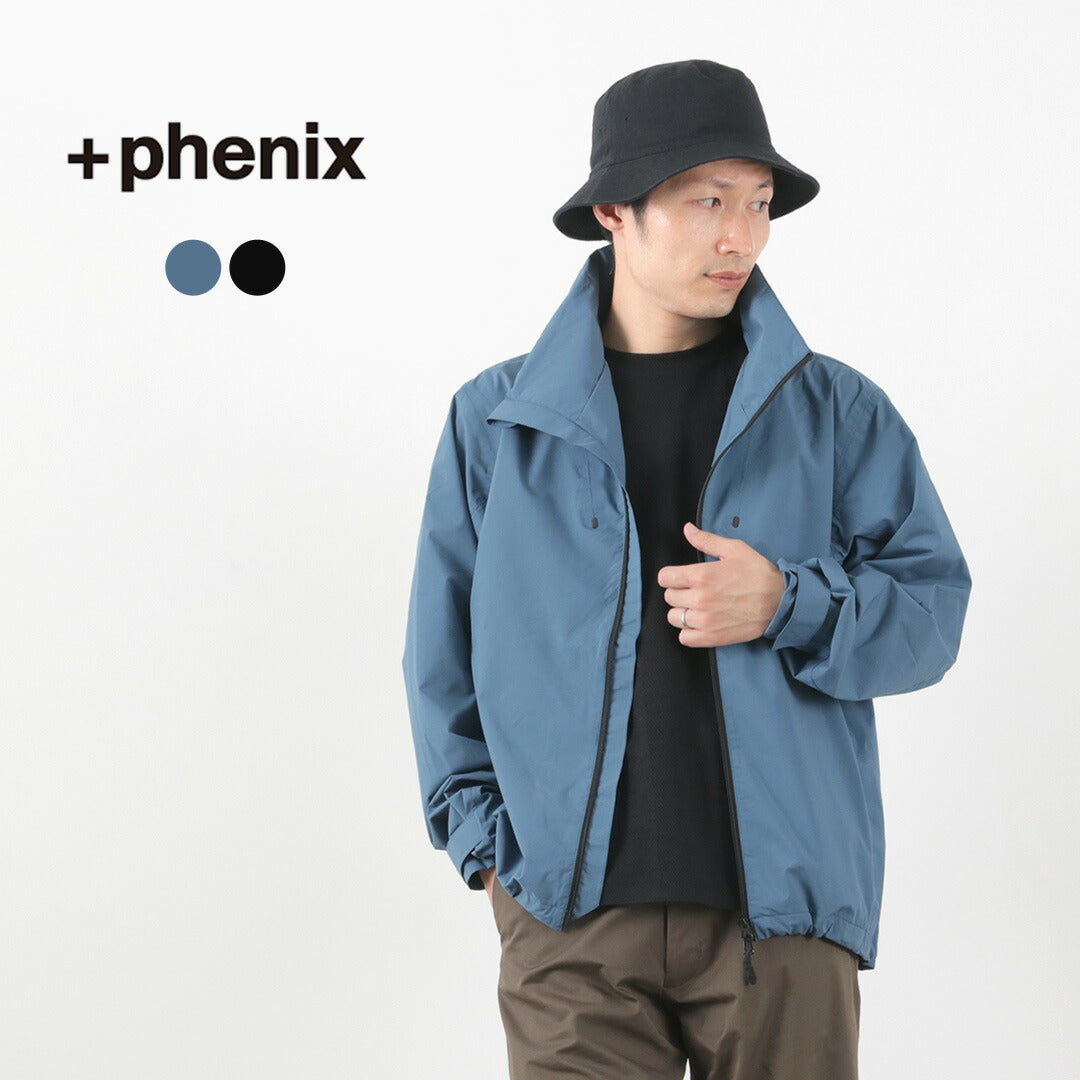 +Phenix / Stand-up Collar Shell Jacket