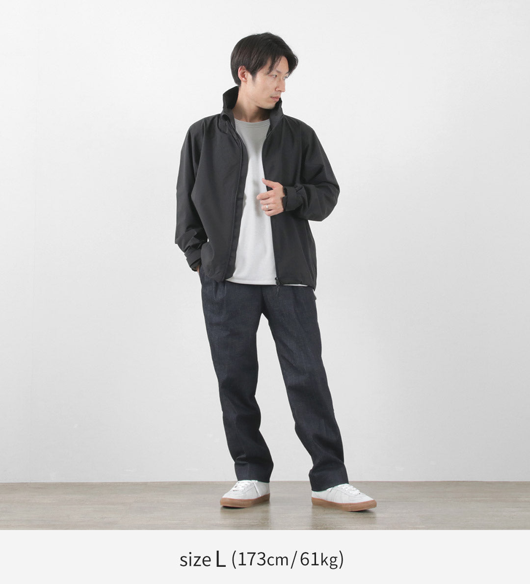 +Phenix / Stand-up Collar Shell Jacket
