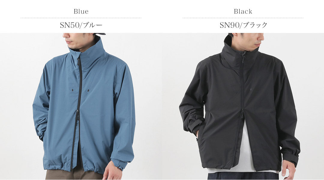 +Phenix / Stand-up Collar Shell Jacket