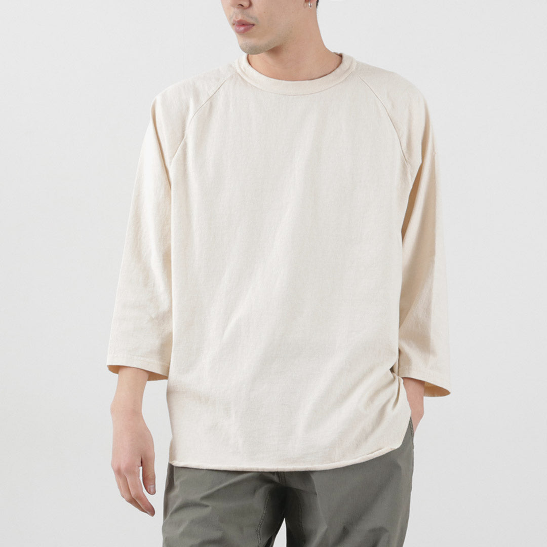 WALLA WALLA SPORT / 3/4 Sleeve Baseball T-Shirt Solid