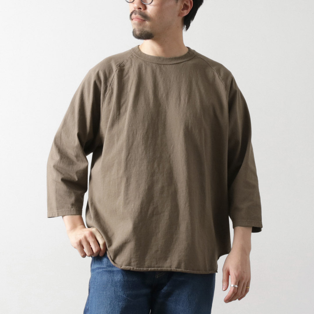 WALLA WALLA SPORT / 3/4 Sleeve Baseball T-Shirt Solid