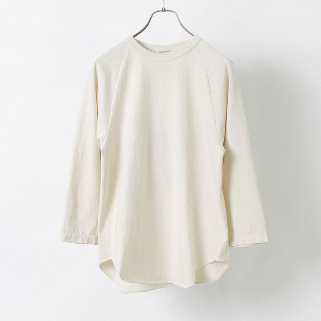 WALLA WALLA SPORT / 3/4 Sleeve Baseball T-Shirt Solid