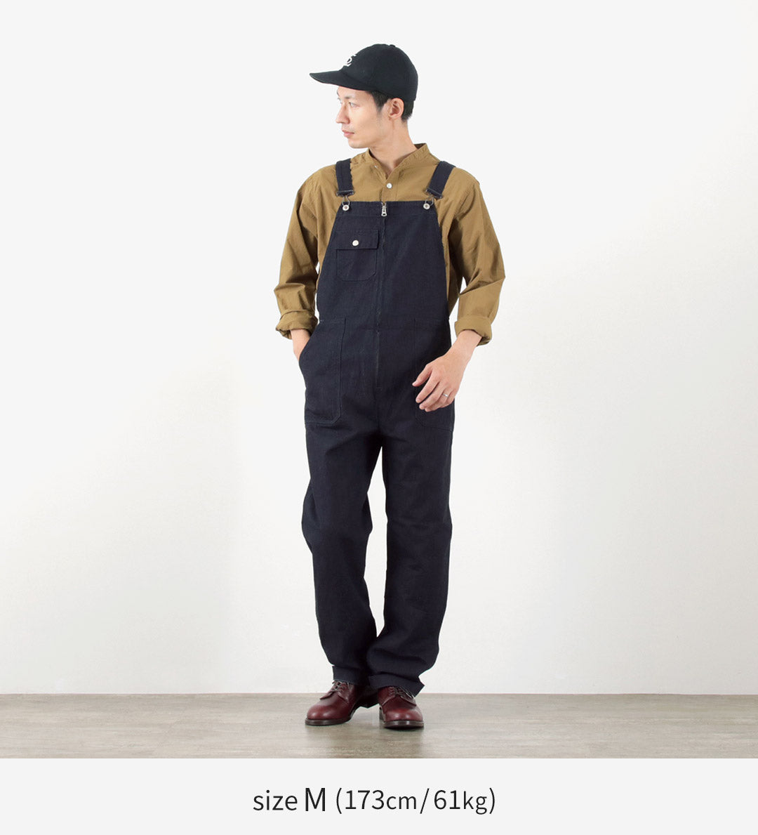 FOB FACTORY / F0517 Denim Overalls One-wash