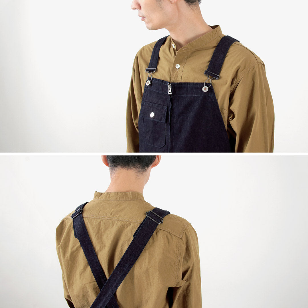 FOB FACTORY / F0517 Denim Overalls One-wash