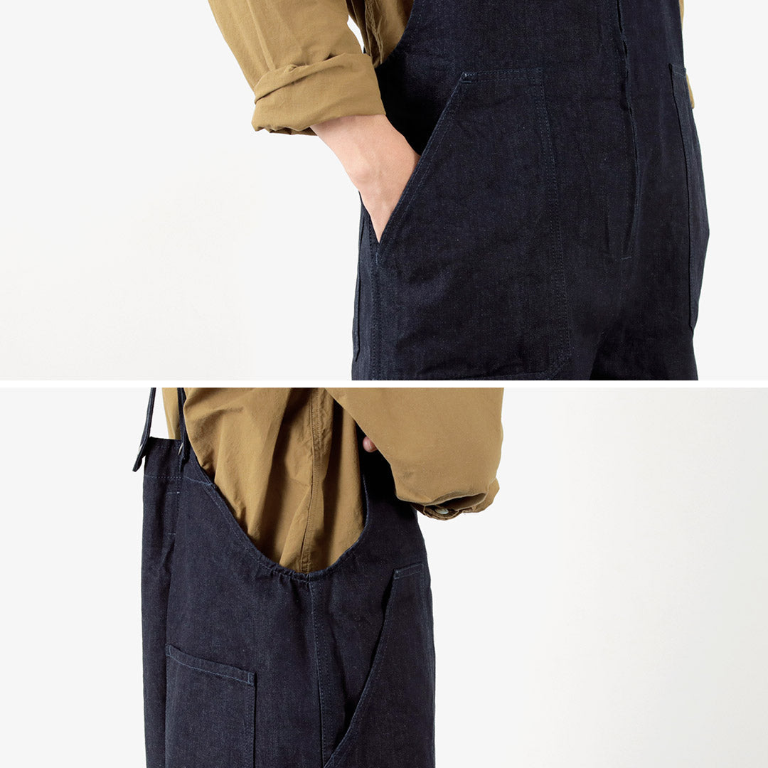 FOB FACTORY / F0517 Denim Overalls One-wash