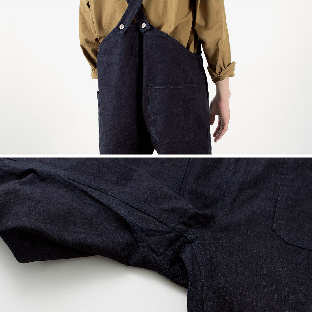 FOB FACTORY / F0517 Denim Overalls One-wash