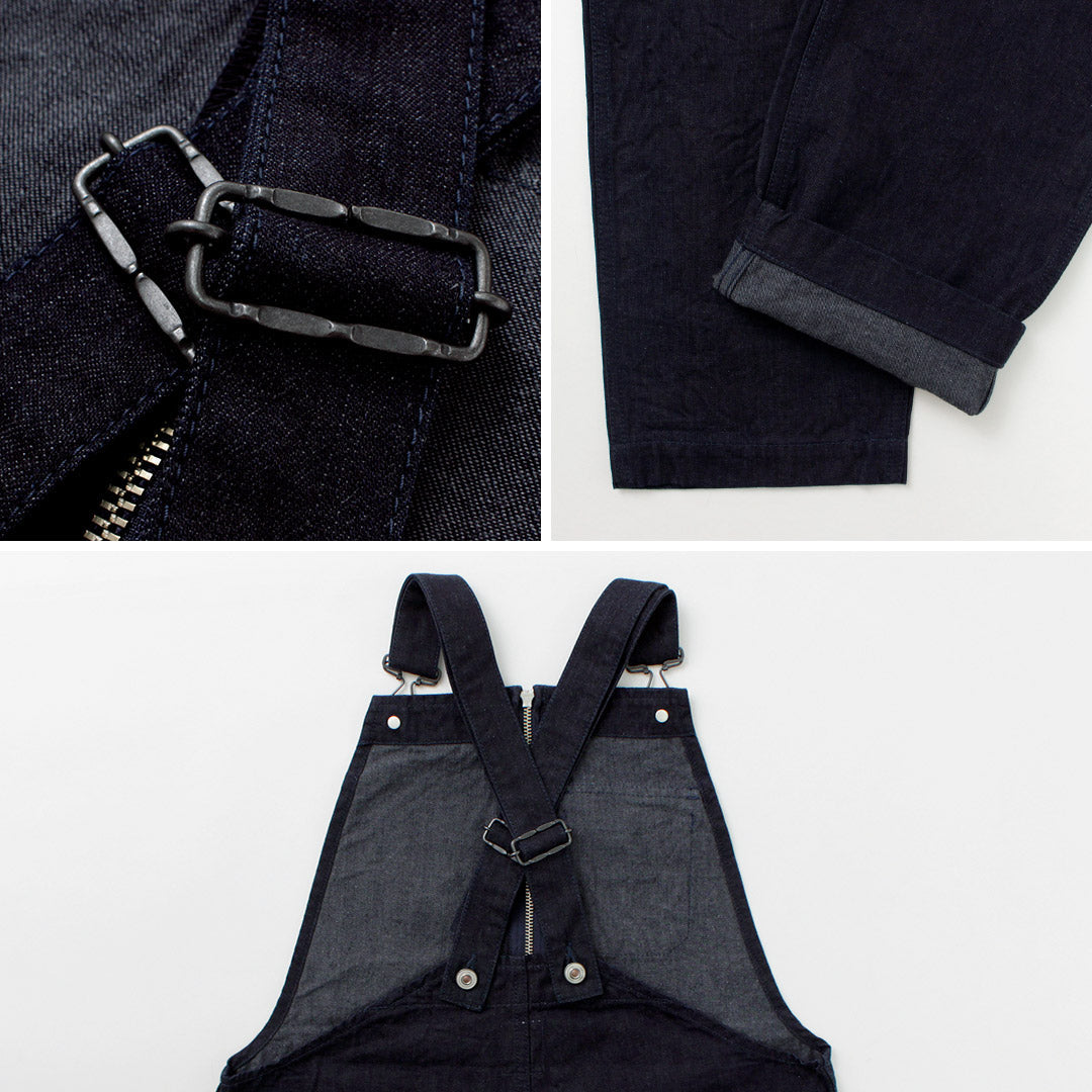 FOB FACTORY / F0517 Denim Overalls One-wash