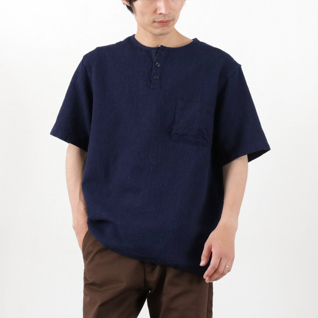 FOB工廠 / F3493 Indigo Waffle T卹